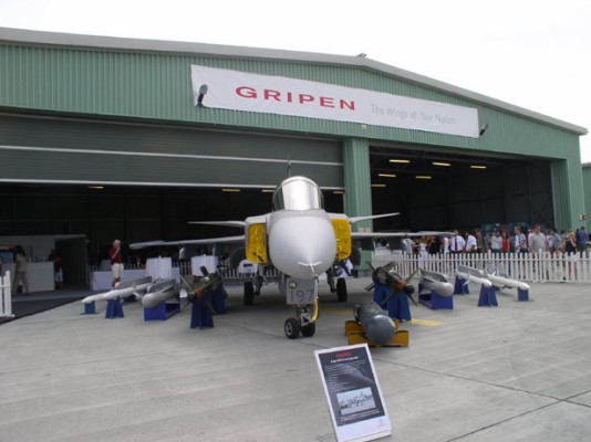 Grippen vadszreplgp a kecskemti replnapon
